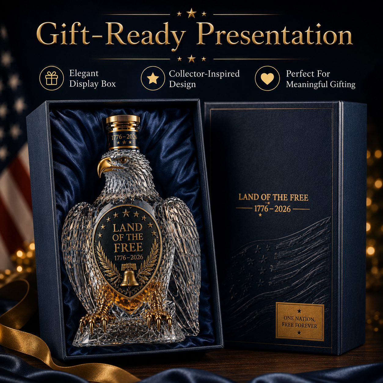 🔥 Flash Sale-60% Off 🦅Hawk Whiskey Bottle -American Commemorative Bottle