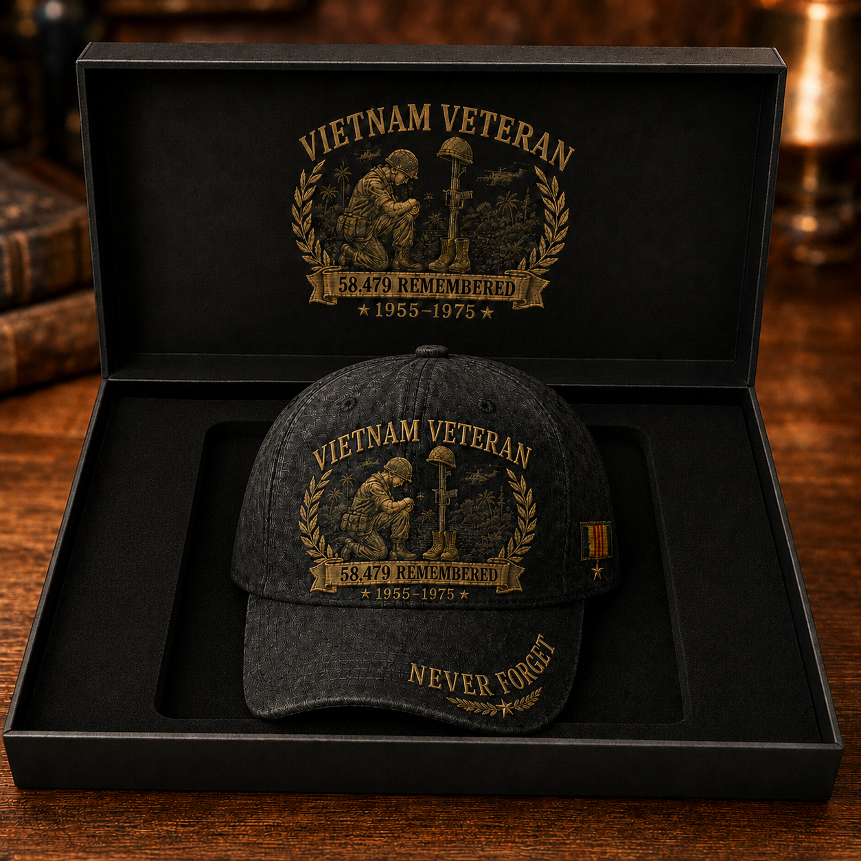 Vietnam Veteran 58,479 Remembered Cap 🎁