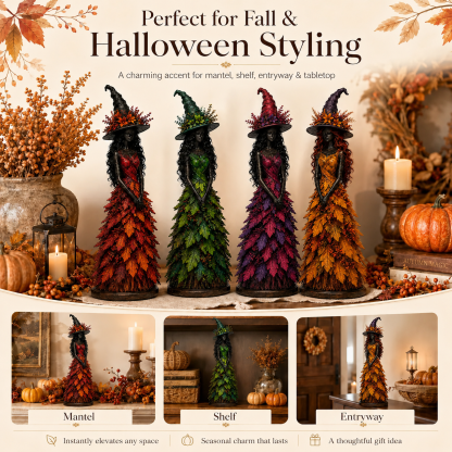 💥LAST DAY 50% OFF - 🧙 Enchanted Autumn Witch Figurine