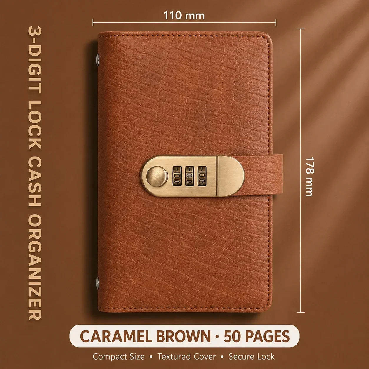 Locking Banknote Collection Booklet | Holds 100 Bills