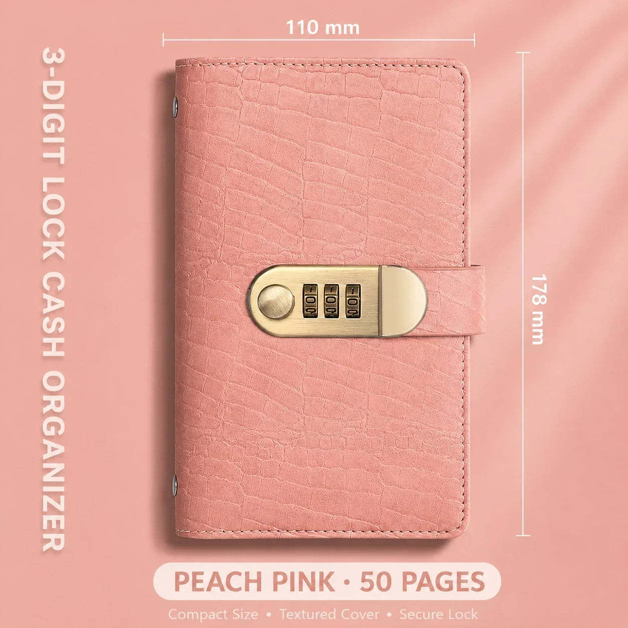 Locking Banknote Collection Booklet | Holds 100 Bills