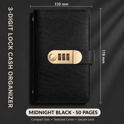 Locking Banknote Collection Booklet | Holds 100 Bills