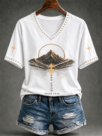 Women's Be Still And Know T-shirt