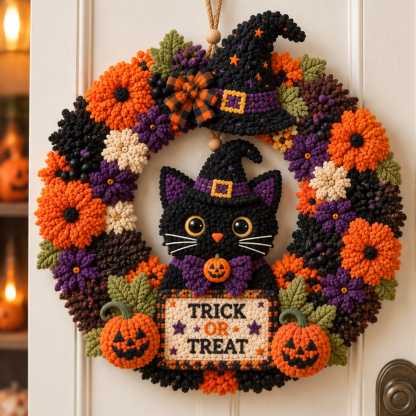 🏆Limited Time Sale 50% OFF🎁🎄 3D Fabric Poke Wreath DIY Kit