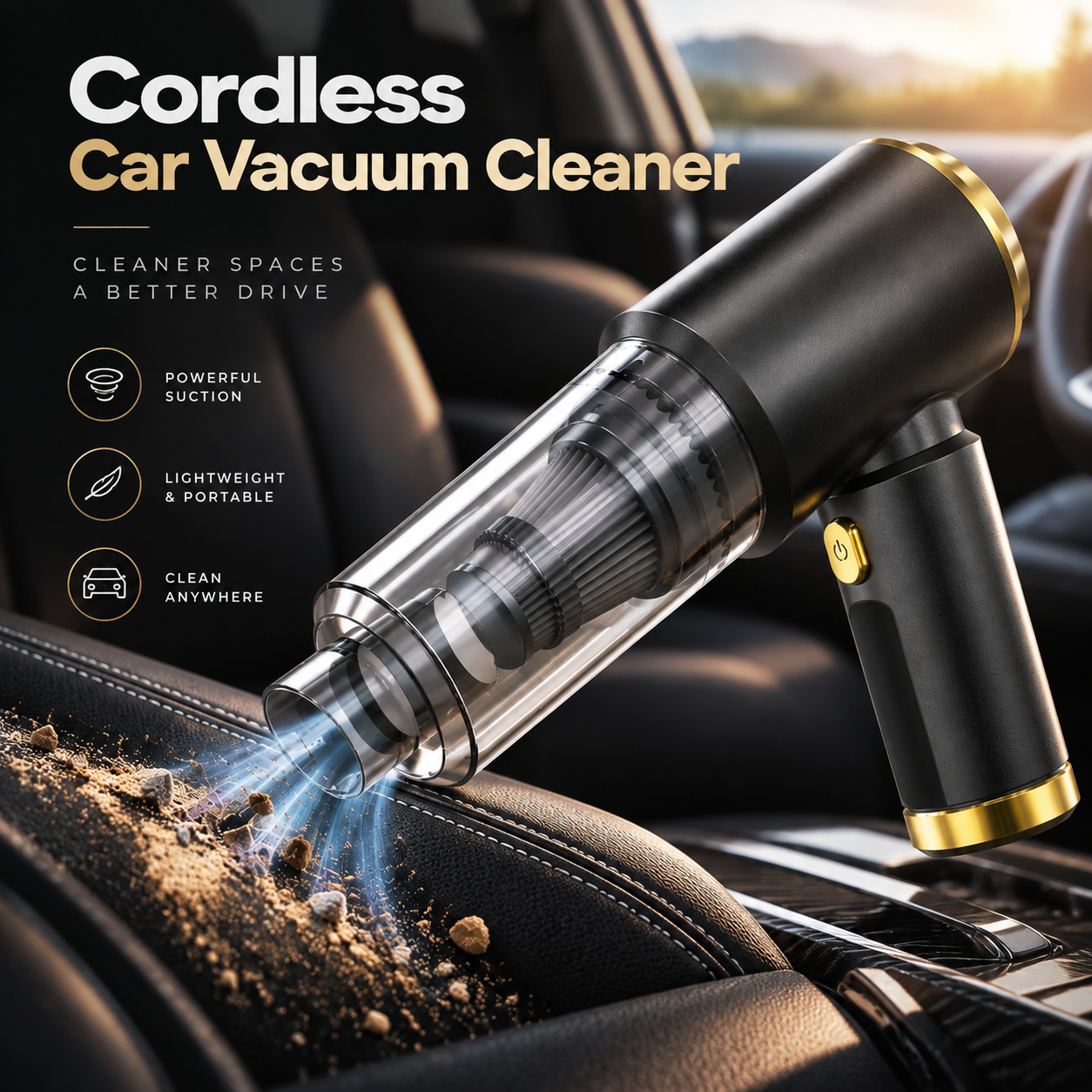 🌪️⚡ 32,000 Pa storm-force suction erases all dirt instantly! 