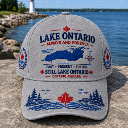 🔥 LAST DAY 50% OFF – 🍁 Lake Ontario Always And Forever Baseball Cap