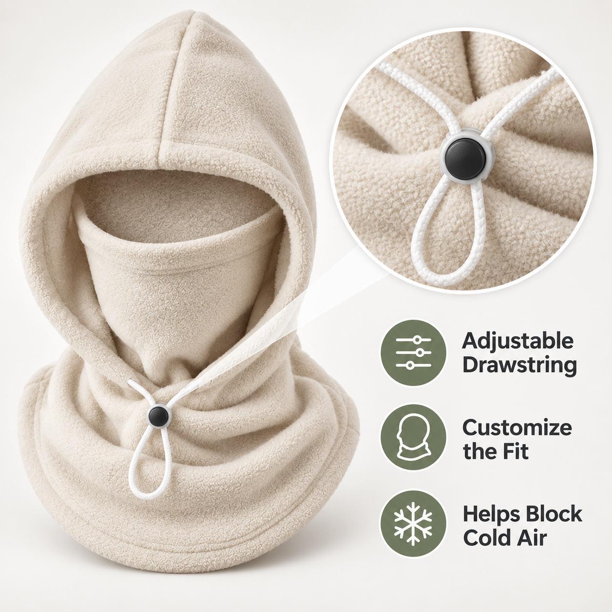 3-in-1 Winter Hood