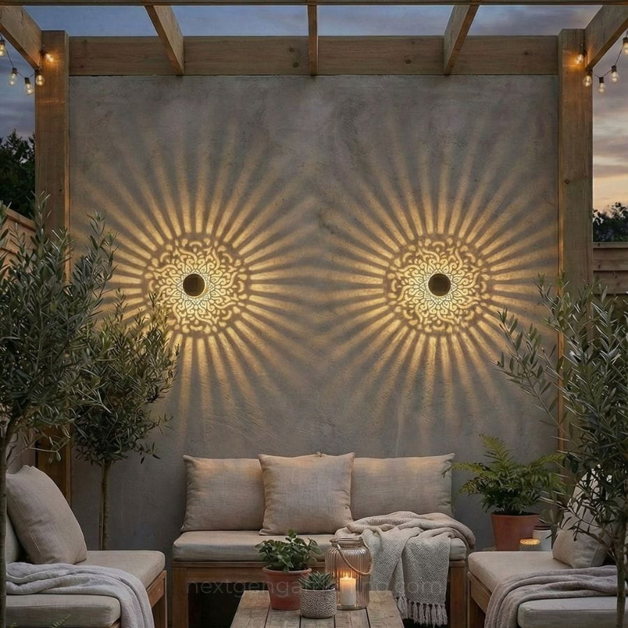 Decorative Solar Mandala Lights