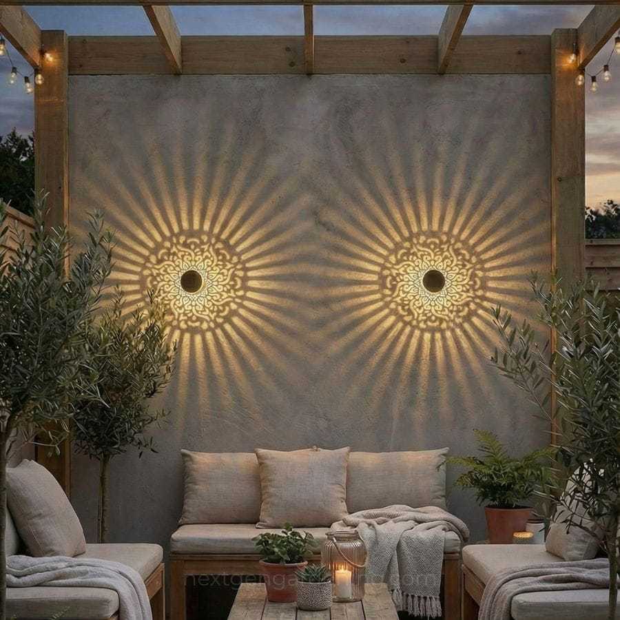 Decorative Solar Mandala Lights