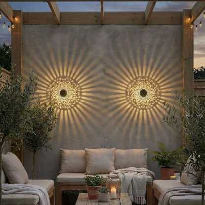 Decorative Solar Mandala Lights