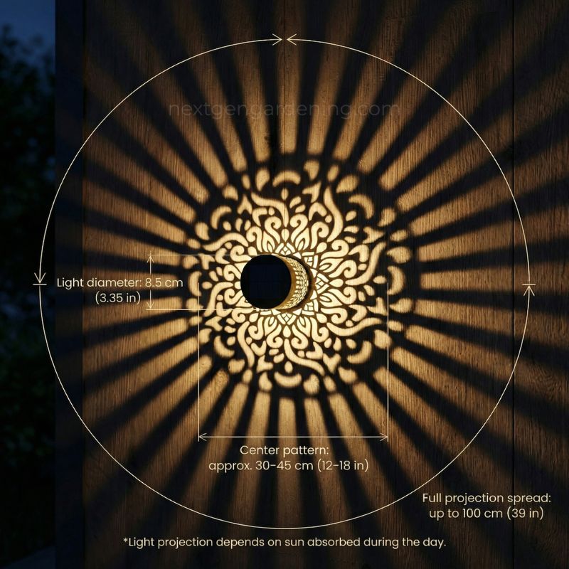 Decorative Solar Mandala Lights