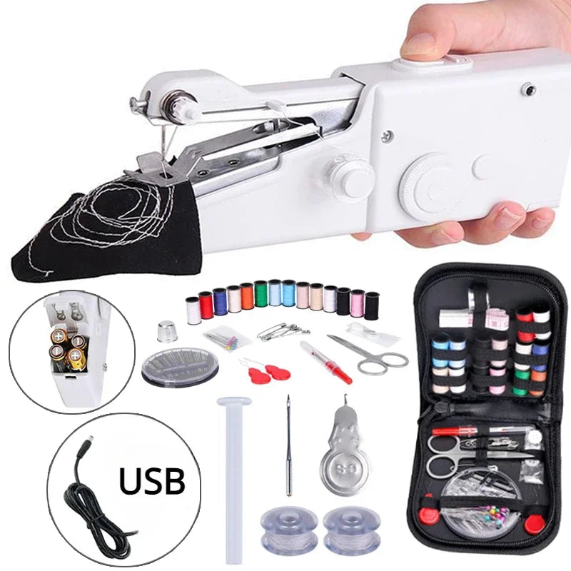 Portable Handheld Electric Sewing Machine