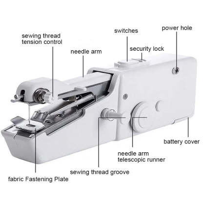 Portable Handheld Electric Sewing Machine