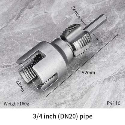 Dual Function Pipe Threader for 1/2″ & 3/4″