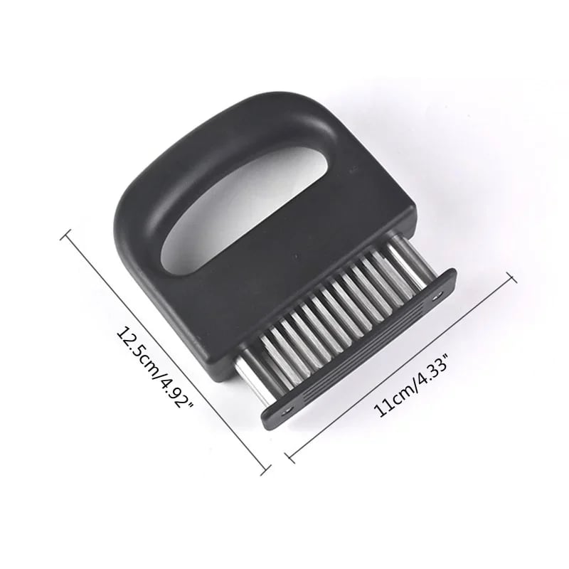 Meat Tenderizer with 48 Stainless Steel Blades – Tenderizing Steak, Chicken, Beef, Fish, and Pork