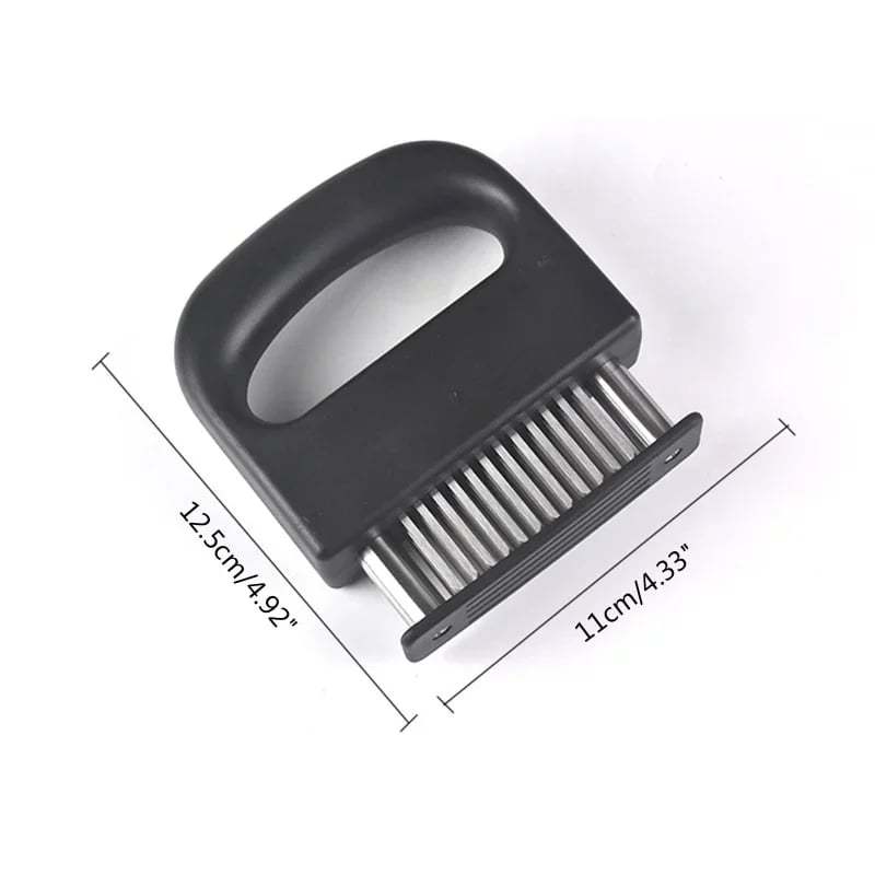 Meat Tenderizer with 48 Stainless Steel Blades – Tenderizing Steak, Chicken, Beef, Fish, and Pork