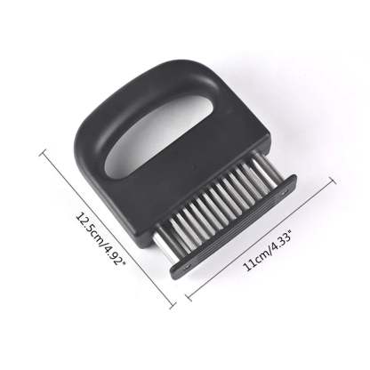 Meat Tenderizer with 48 Stainless Steel Blades – Tenderizing Steak, Chicken, Beef, Fish, and Pork