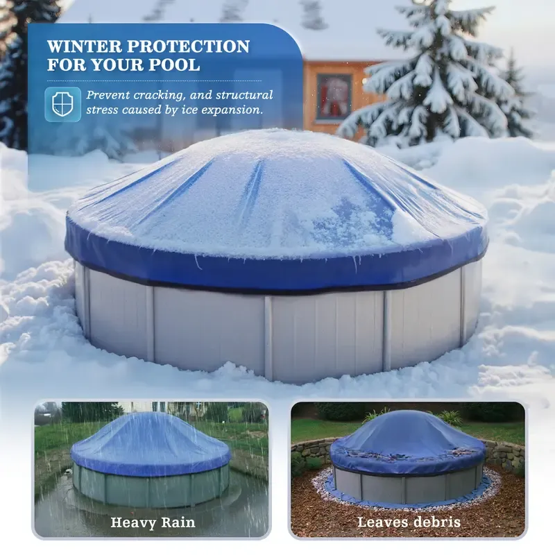 Pool pillow for winter pool cover