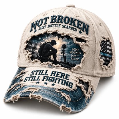 Veteran Mental Health Awareness Printed Baseball Cap