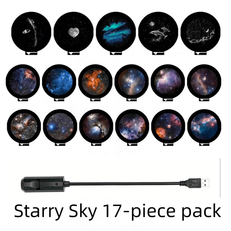 🥳🥳USB Galaxy & Moon Projector Night Light