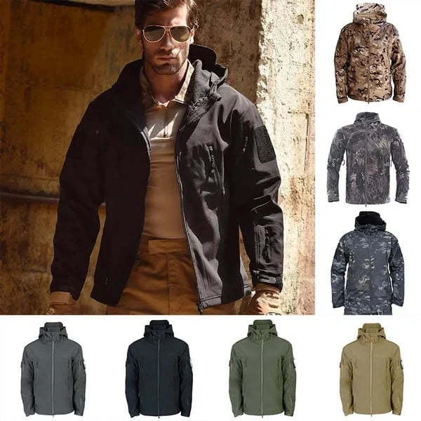 ⏳LAST DAY 50% Off💥 Built for Wind & Rain🌧️Men's Waterproof Insulated Outdoor Jacket