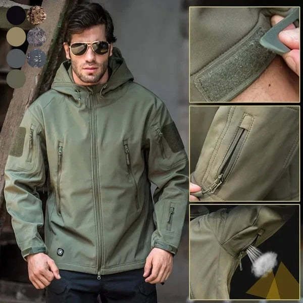 ⏳LAST DAY 50% Off💥 Built for Wind & Rain🌧️Men's Waterproof Insulated Outdoor Jacket