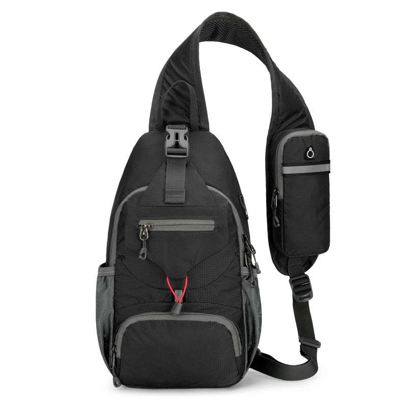 🎒 50% OFF NOW! 💧Unisex Outdoor Sling Crossbody Bag – Multi-Pocket, Water-Resistant, Breathable Back 🌦️