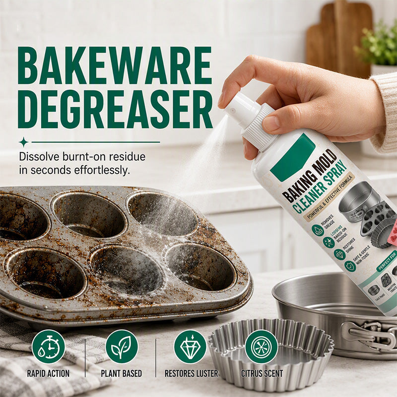 🧴 50% OFF! ✨ Gentle Formula Baking Mold Cleaner Spray – Easy Grease Removal, Less Scrubbing