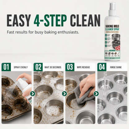 🧴 50% OFF! ✨ Gentle Formula Baking Mold Cleaner Spray – Easy Grease Removal, Less Scrubbing