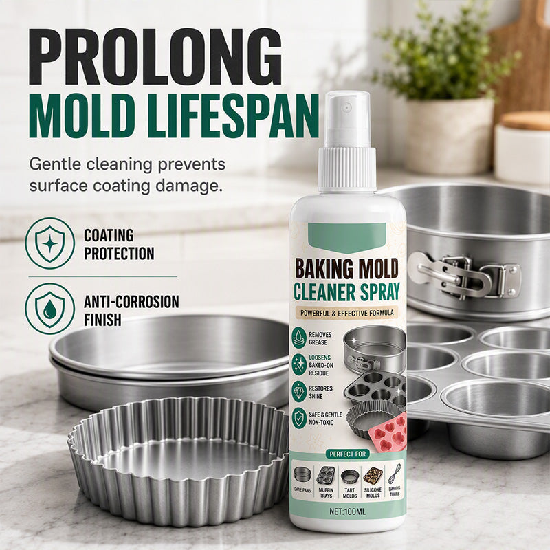🧴 50% OFF! ✨ Gentle Formula Baking Mold Cleaner Spray – Easy Grease Removal, Less Scrubbing