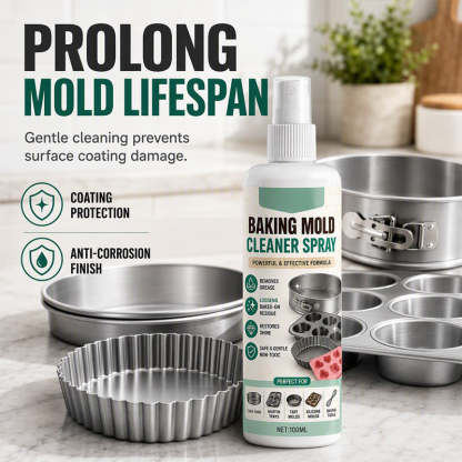 🧴 50% OFF! ✨ Gentle Formula Baking Mold Cleaner Spray – Easy Grease Removal, Less Scrubbing