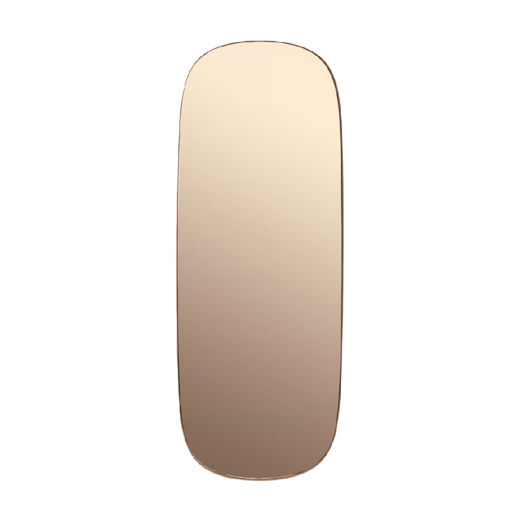 Bronze Tinted Arched Wall Mirror-noemiross.shop