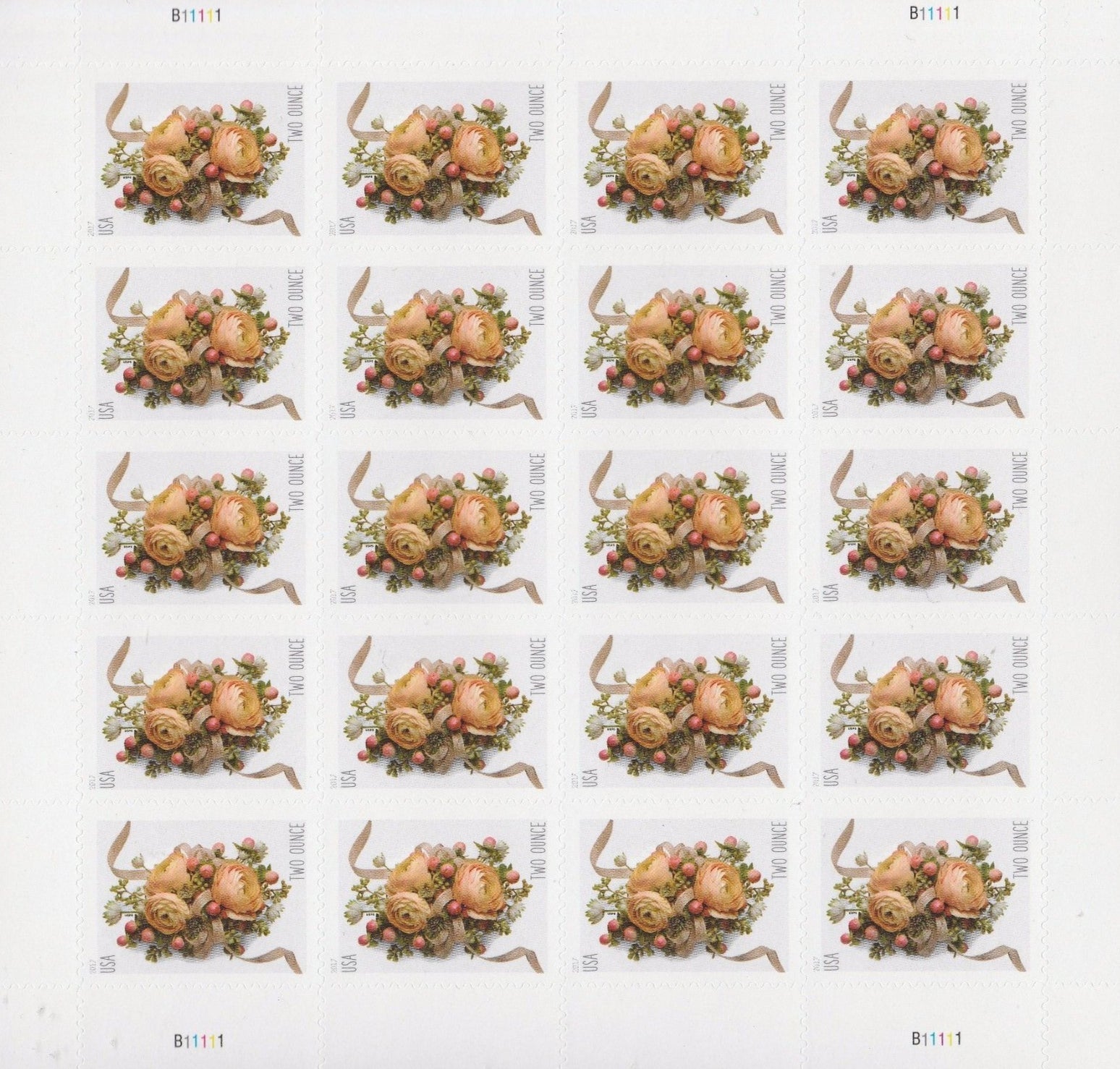 Celebration Corsage Two Ounce Forever First Class Postage Stamps image 0