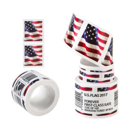 2017 US Flags Forever First Class Postage Stamps image 0