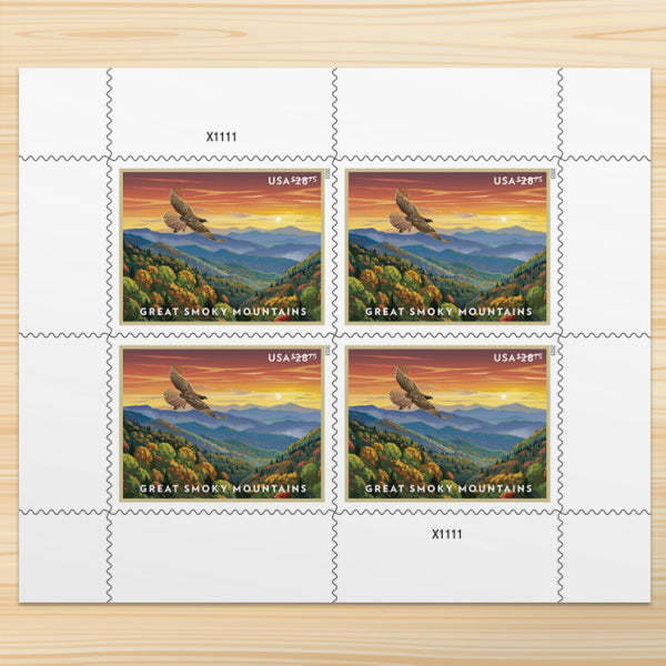 2023 Current Value Great Smoky Mountains Stamps Express Priority Stamps image 0