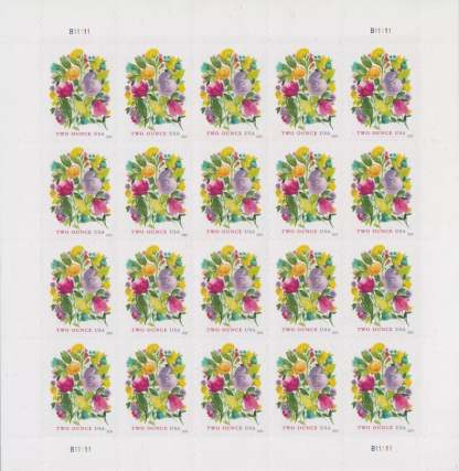Wedding Blooms Two Ounce Forever First Class Postage Stamps image 0