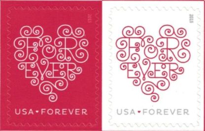 Red White Forever First Class Postage Stamps image 1