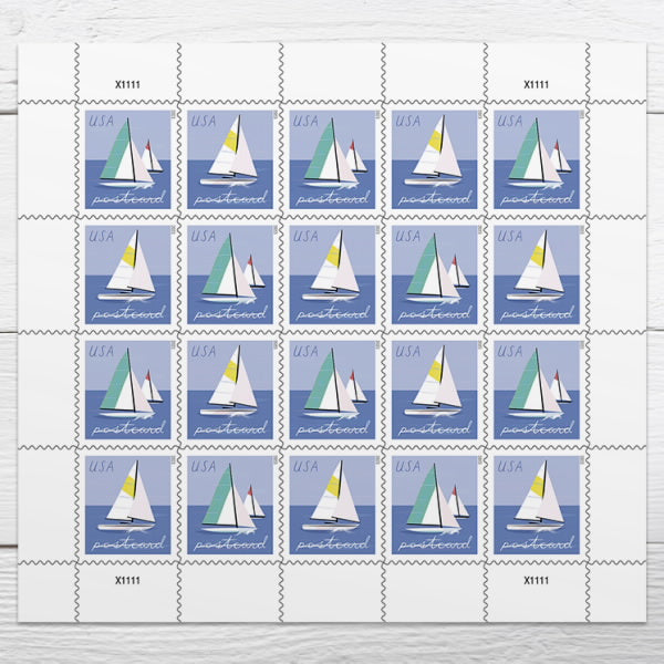 2023 Sailboats Forever Postcard Stamps image 0