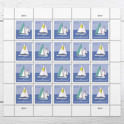 2023 Sailboats Forever Postcard Stamps image 0