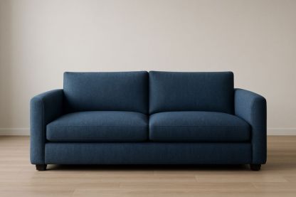 Canapé 2 Places Tissu Bleu