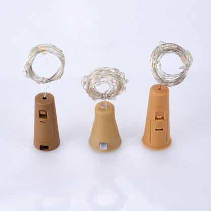 Lichterkette für Flaschenverschluss