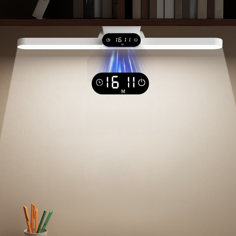  Schreibtischlampe mit Uhr für das Studentenwohnheim