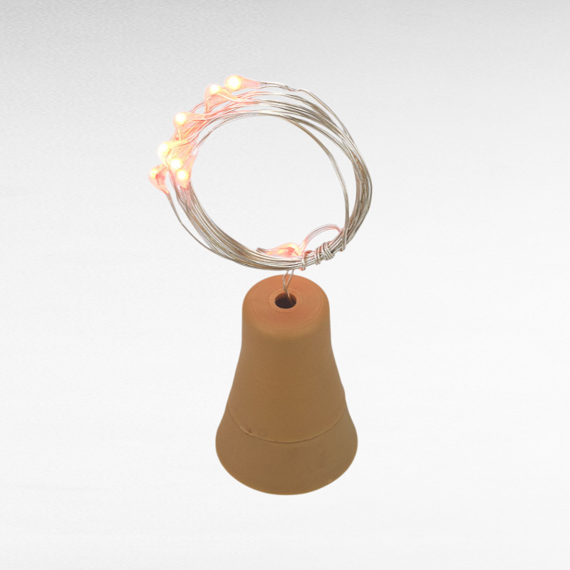 Lichterkette für Flaschenverschluss