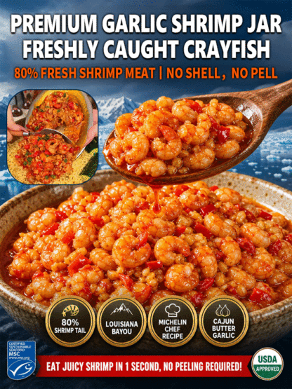 Premium Garlic Shrimp Jar
