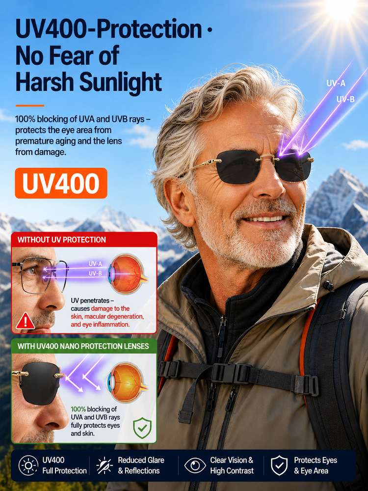[Co-designed by Designers] Anti-Fatigue Zoom Auto-Tinting Glasses