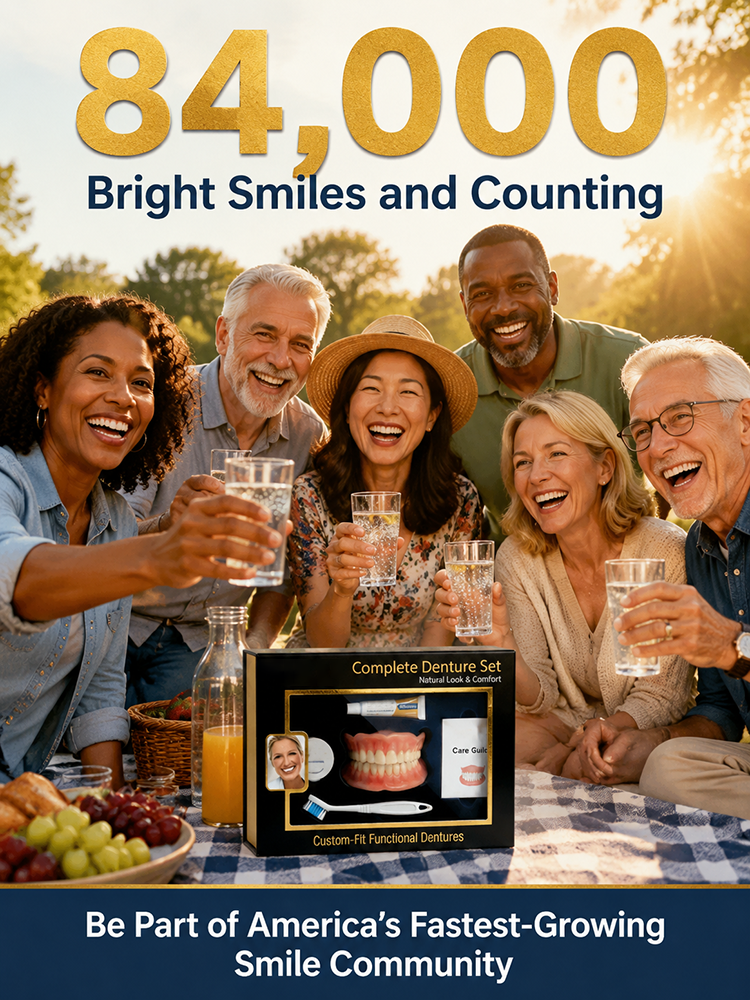 [Master of Oral Transformation] Get a Complete Set of Full-Mouth Dentures for a Perfect Smile
