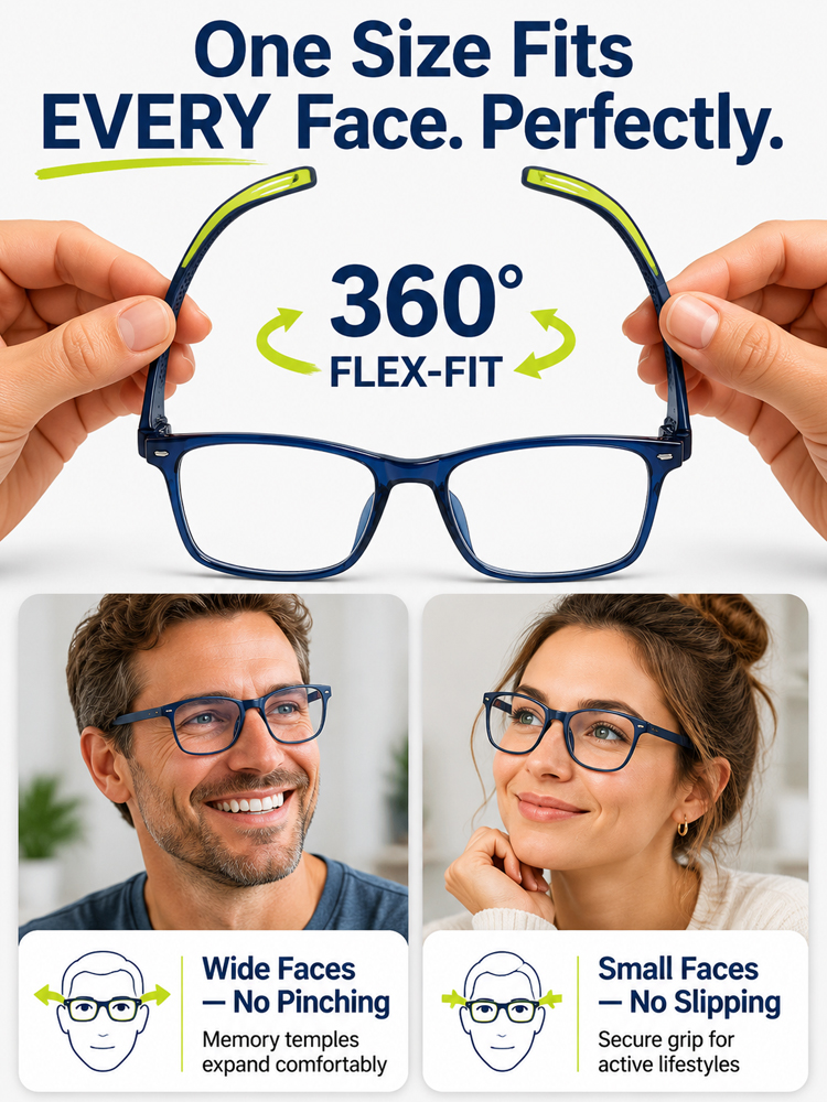 New stylish anti-blue light reading glasses, unisex presbyopic glasses.