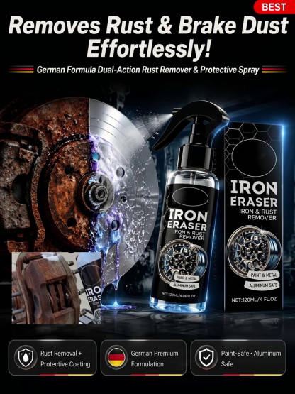 Car rust remover spray metal cleaner