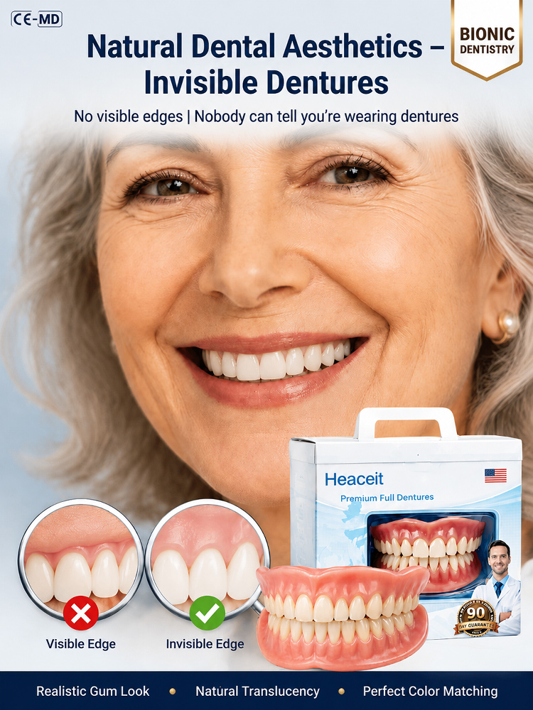 Natural Tooth-Like Stability Comfortable Denture