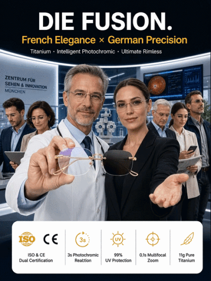 [Co-designed by Designers] Anti-Fatigue Zoom Auto-Tinting Glasses